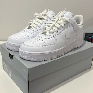 Brand new Nike Air Force 1, all white